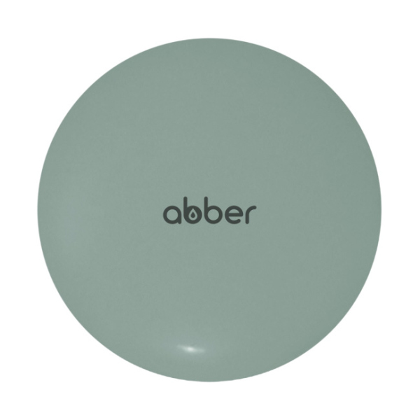 Накладка на слив для раковины ABBER AC0014MCG светло-зеленая матовая, керамика