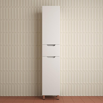 Пенал "Остин" 360 см напольный 1 ящик белый эмаль PLUS, ЛС-00002411