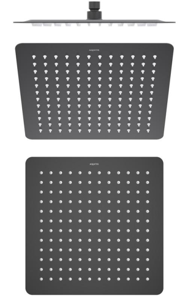 Верхний душ Aquatek AQ2074MB Черный матовый