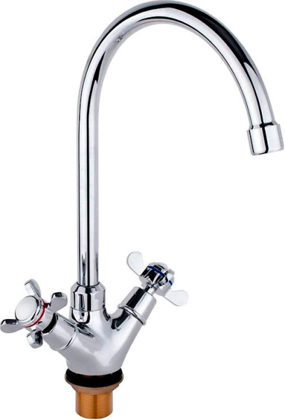 Смеситель Timo Flagman 0223FN chrome для кухонной мойки