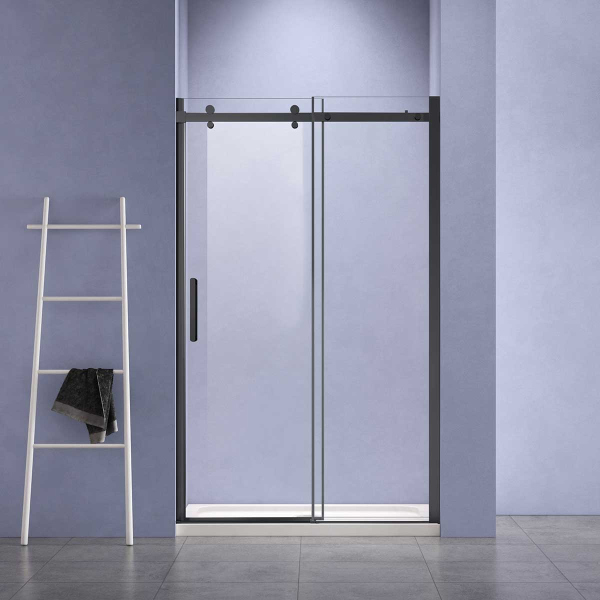 Душевая дверь Vincea Como-N VDS-4CN130CLB, 1300, черный, стекло прозрачное
