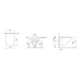 Унитаз подвесной AM.PM Inspire V2.0 CCC50A1700SC безободковый с биде