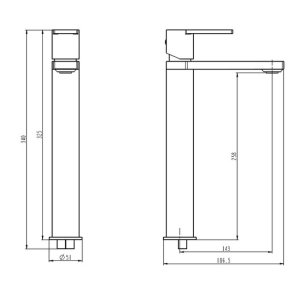 Смеситель умывальник, без д/к (мат.золото) Caprigo, 54-023-brg