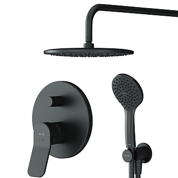 Душевая система AM.PM X-Joy FB85A1RH02 Черная