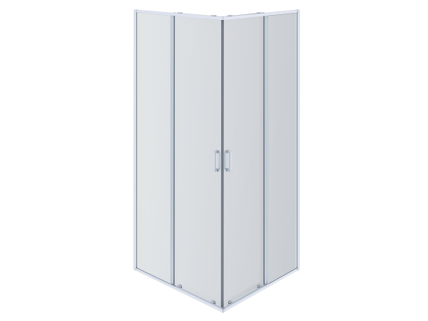 Душевой уголок Aquatek AQ ARI KV 09020BL квадратный, 90x90x200 профиль черный, стекло прозрачное