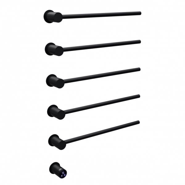 Полотенцесушитель электрический ABBER Charme AH4005MB черный матовый