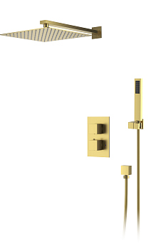 Душевая система для душа D&K встраиваемая матовое золото Bayern.Liszt (DA2515707A04)