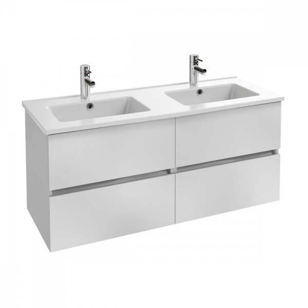 EB2384-J5 Tolbiac Тумба под раковину 120см, 2 ящика, цвет белый лак