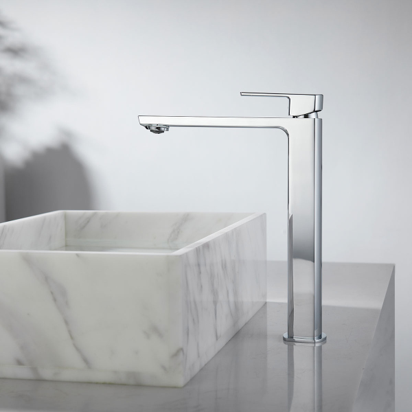 Смеситель для накладной раковины Vincea Next VBF-1N2CH однорычажный, хром