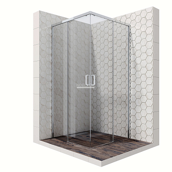 Душевое ограждение Ambassador Queen 11011104 (900x900x2000)