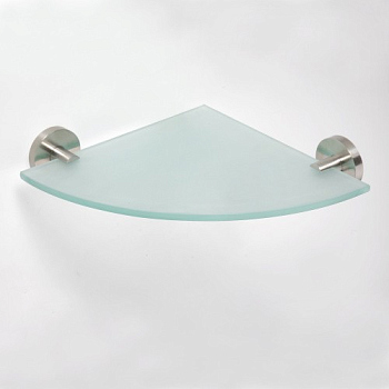 Полочка NEO стеклянная угловая 250х250мм