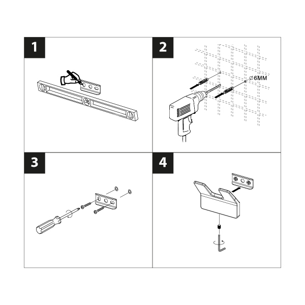 Крючок двойной Lemark SMOOTH LINE для полотенец и халатов, графит (9716006)