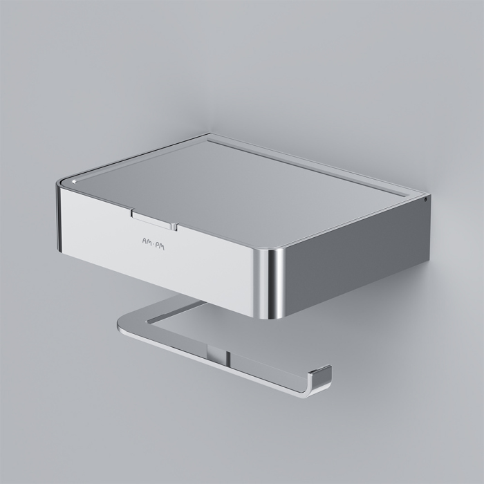 Держатель туалетной бумаги AM.PM Inspire V2.0 A50A341500 с полочкой для телефона и контейнером