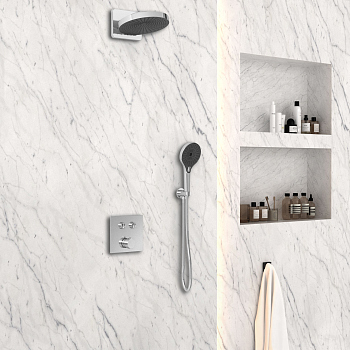 Душевой комплект Vincea VSFW-4I211CH встраиваемый, хром