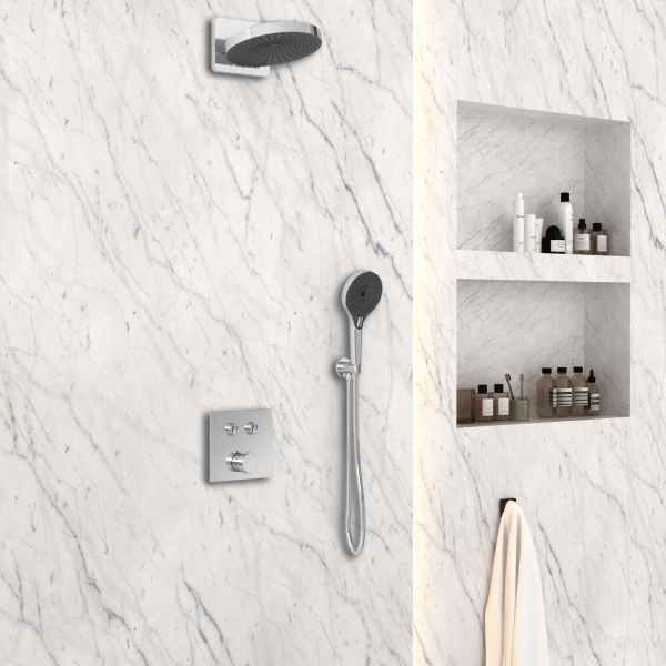 Душевой комплект Vincea VSFW-4I211CH встраиваемый, хром