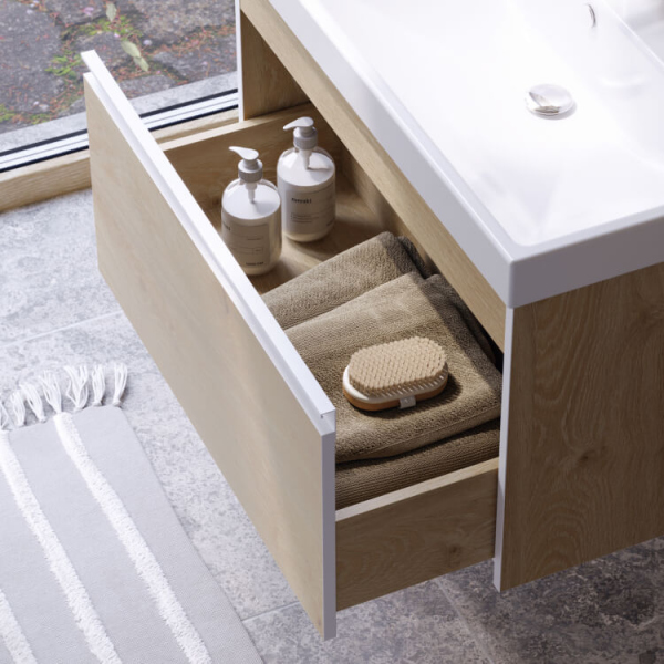 Подвесная тумба без раковины AQWELLA 100 см, URB0110DD