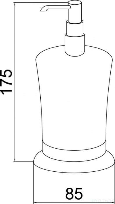 Дозатор Boheme Brillante 10439