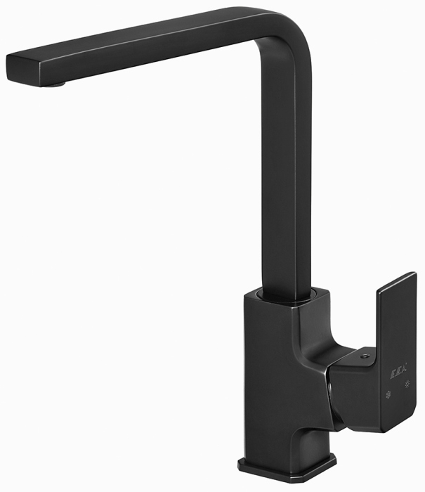 102118123C1EX TIERA смеситель для кухни матовый черный
