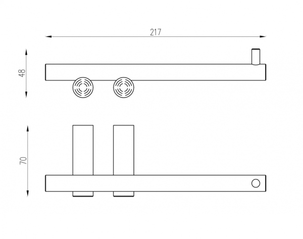 Бумагодержатель ABBER Osten 316 AA1831BST сталь брашированная