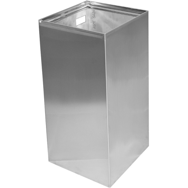 HOTEL Квадратная мусорная корзина, 45л матт