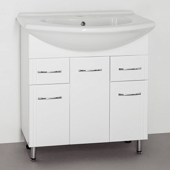 Тумба для комплекта Style Line Эко Стандарт №26 75 белая