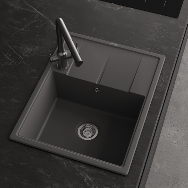 Кухонная мойка ABBER Quarz AQ2903G серый