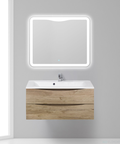 Тумба с раковиной Belbagno MARINO, MARINO-1200-2C-SO-RN-P+ BB1200/450-LV-MR-PR (готовый набор)