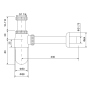 Сифон для раковины Timo (960/18L)