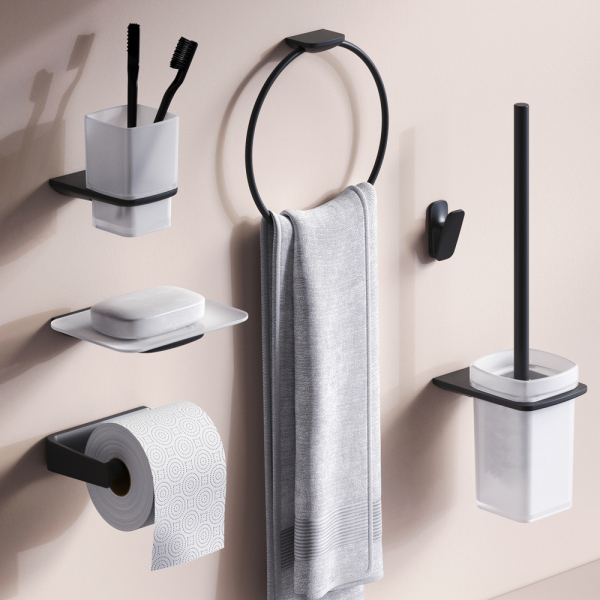 Набор аксессуаров для зоны красоты и туалета, черный AM.PM Inspire V2.0, AK50D1206B