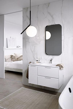 Подвесная тумба без раковины AQWELLA 90 см правая, ACC0109RW