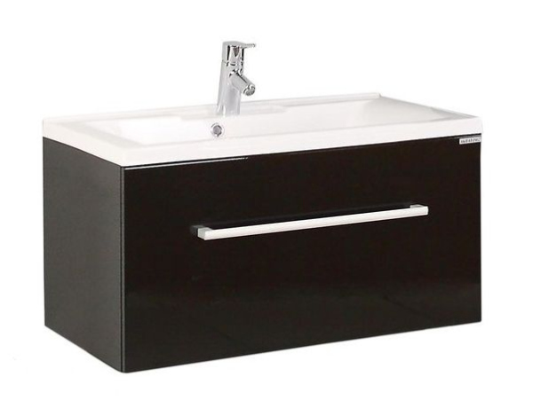 Тумба под раковину Акватон Мадрид 1A126801MA950 цвет Черный